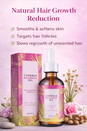 Cyperus Rotundus Hair Removal Oil 🌿✨