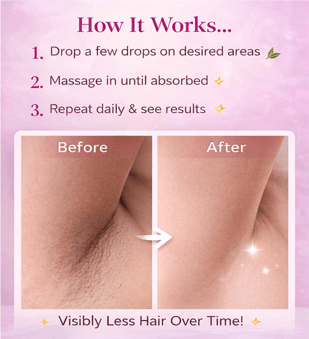 Cyperus Rotundus Hair Removal Oil 🌿✨